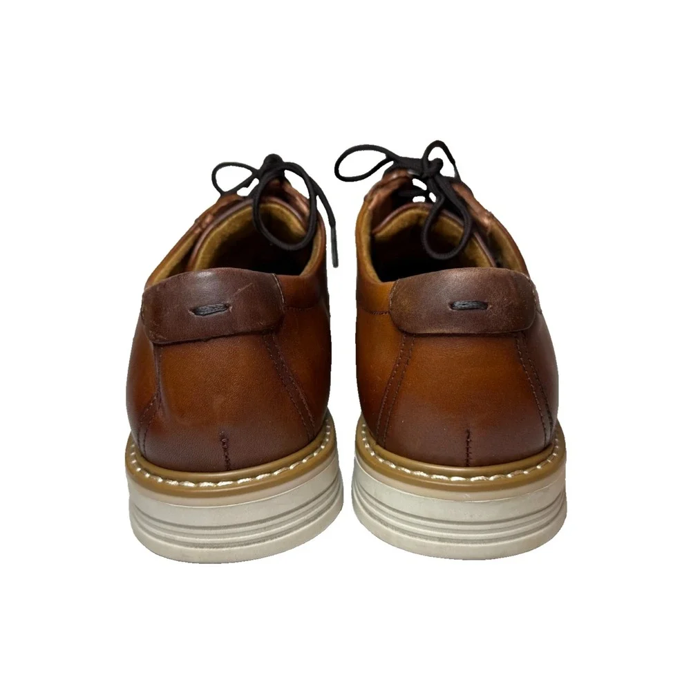 Florsheim Norwalk Plain Toe Lace Up Oxford Comfort Shoes Men Cognac Old Money 7M